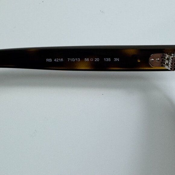 Ray Ban RB4216 Tortoise Shell Sunglasses Brown Gradient Polished Light Havana main image 4